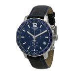 Tissot Men’s T0954171604700 Quickster Stainless Steel Watch With Blue Synthetic Band