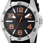 BOSS Orange Men’s 1512943 Big Time Analog Display Quartz Black Watch