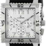 Le Chateau Men’s 5441m_wht Sport Dinamica Chronograph Stainless Steel Rubber Band Watch