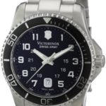 Victorinox Swiss Army Men’s 241436 Maverick Stainless Steel Black Dial Watch