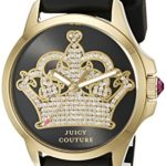 Juicy Couture Women’s 1901142 Jetsetter Analog Display Quartz Black Watch