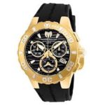 Technomarine Men’s TM-115076 Cruise Medusa Gold with Black Dial Swiss Watch
