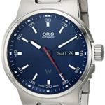 Oris Men’s ‘Williams F1’ Swiss Automatic Stainless Steel Watch, Color:Silver-Toned (Model: 73577164155MB)