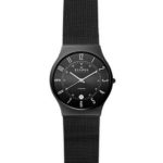 Skagen Men’s 233XLTMB Grenen Black Titanium Mesh Watch