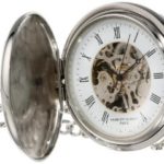 Charles-Hubert, Paris Two-Tone Mechanical Pocket Watch