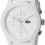Lacoste Men’s 2010823 12.12 Analog Display Quartz White Watch