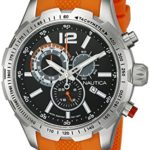 Nautica Men’s NAD15510G NST 30 Analog Display Quartz Orange Watch