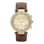 Michael Kors Women’s 39mm Silvertone Parker Chronograph Watch
