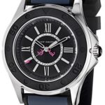Juicy Couture Women’s 1900875 Rich Girl Black Jelly Strap Watch