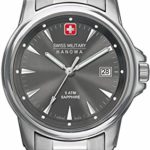 Swiss Military Hanowa Men’s 06-5044-1-04-009 Silver Stainless-Steel Swiss Quartz Watch with Grey Dial