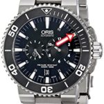 Oris Men’s 74976777154MB Aquis Titanium Automatic Watch with Link Bracelet