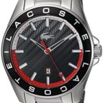 Lacoste Men’s ‘WESTPORT’ Quartz Stainless Steel Casual Watch, Color:Silver-Toned (Model: 2010885)