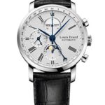 Louis Erard Excellence Collection Swiss Automatic Chronograph Silver dial Dial Men’s Watch 80231AA21