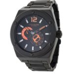 Stuhrling Original Men’s 281B.335957 “Leisure Gen-X Esprit D’vie” Black Dial Stainless Steel Bracelet Watch