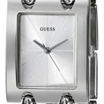 GUESS Women’s G75916L Brilliance on Links Silver-Tone Watch with Link Bracelets