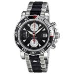 Montblanc Sport Chronograph Automatic Stainless Steel and Black Rubber Mens Watch 102359