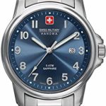 Swiss Military Hanowa Men’s 06-5231-04-003 Silver Stainless-Steel Swiss Quartz Watch with Blue Dial