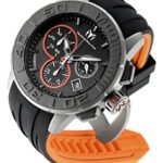 Technomarine Men’s ‘Reef’ Quartz Titanium and Silicone Casual Watch, Color:Black (Model: TM-515001)