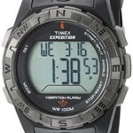 Timex Men’s T49851 Expedition Vibration Alarm Black Resin Strap Watch