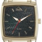 Quiksilver Men’s QS/1009BKGP THE QUAD Gold-Tone Bracelet Watch