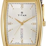 Titan white Dial Day & Date Mens’s Watch – 1640YL02