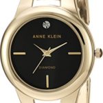 Anne Klein Open Link Diamond Dial Bangle Watch