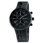 Momo Design Jet Black Quartz watch, Cronograph, 43mm.