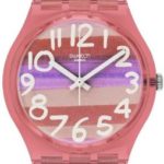 Swatch Atilbe Graphic Dial Plastic Quartz Ladies Watch GP140