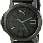 PUMA Men’s PU103462015 Ultrasize 45 Analog Display Quartz Black Watch