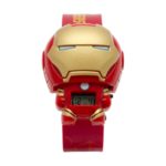 BulbBotz Marvel Iron Man Kids Light Up Watch  | red/gold | plastic | digital | LCD display| boy girl | official