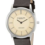Stuhrling Original Men’s 238.321K43 Ascot Newberry Analog Swiss Quartz Brown Leather Watch