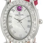 CROTON Women’s CN207537ROMP Balliamo July Birthstone Analog Display Quartz Pink Watch