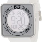 D&G Dolce & Gabbana Women’s DW0735 High Contact White Dial & Strap Touch Screen Watch