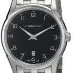 Hamilton Men’s HML-H38511133 Jazzmaster Thinline Black Dial Watch