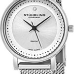 Stuhrling Original Women’s 734LM.01 Ascot Casatorra Elite Stainless Steel Watch with Diamond