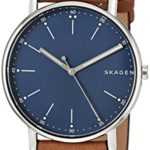 Skagen Men’s SKW6355 Signatur Brown Leather Watch
