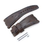 Brown Scratch Leather of Art Watch Strap for Audemars Piguet Royal Oak Offshore, Navy St