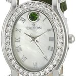 CROTON Women’s CN207537GRMP Balliamo May Birthstone Analog Display Quartz Green Watch