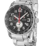 Victorinox Swiss Army Men’s 241280 Classic XLS Alarm Chronograph Black Dial Watch