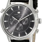 Tommy Hilfiger Men’s 1790875 Sport Luxury Stainless Steel Watch with Black Leather Band