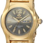 REACTOR ‘Curie’ Swiss Quartz and Stainless-Steel-Plated Dress Watch, Color:Gold-Toned (Model: 98101)