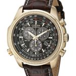 Citizen Men’s BL5403-03X Eco-Drive Watch with Leather Band