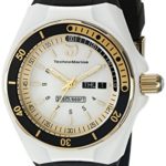 Technomarine Women’s TM-115118 Cruise Sport Analog Display Swiss Quartz Black Watch