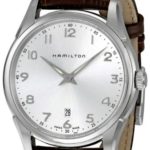 Hamilton Men’s H38511553 Jazzmaster Thinline Silver Dial Watch