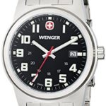 Wenger Men’s 72806 Analog Display Swiss Quartz Silver Watch