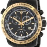 Swiss Legend Men’s 10013-BB-11-GB World Timer Collection Chronograph Stainless Steel Watch