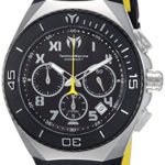 Technomarine Men’s ‘Manta’ Quartz Stainless Steel and Silicone Casual Watch, Color:Two Tone (Model: TM-215068)
