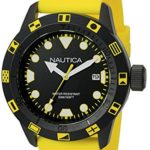 Nautica Unisex NAD10078G NSR 100 FLAG Analog Display Quartz Yellow Watch