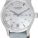 Victorinox Alliance Small Mother of Pearl Dial Leather Strap Ladies Watch 241661