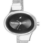 Fastrack Women’s 6015SM02 Casual Silver Metal Strap Watch